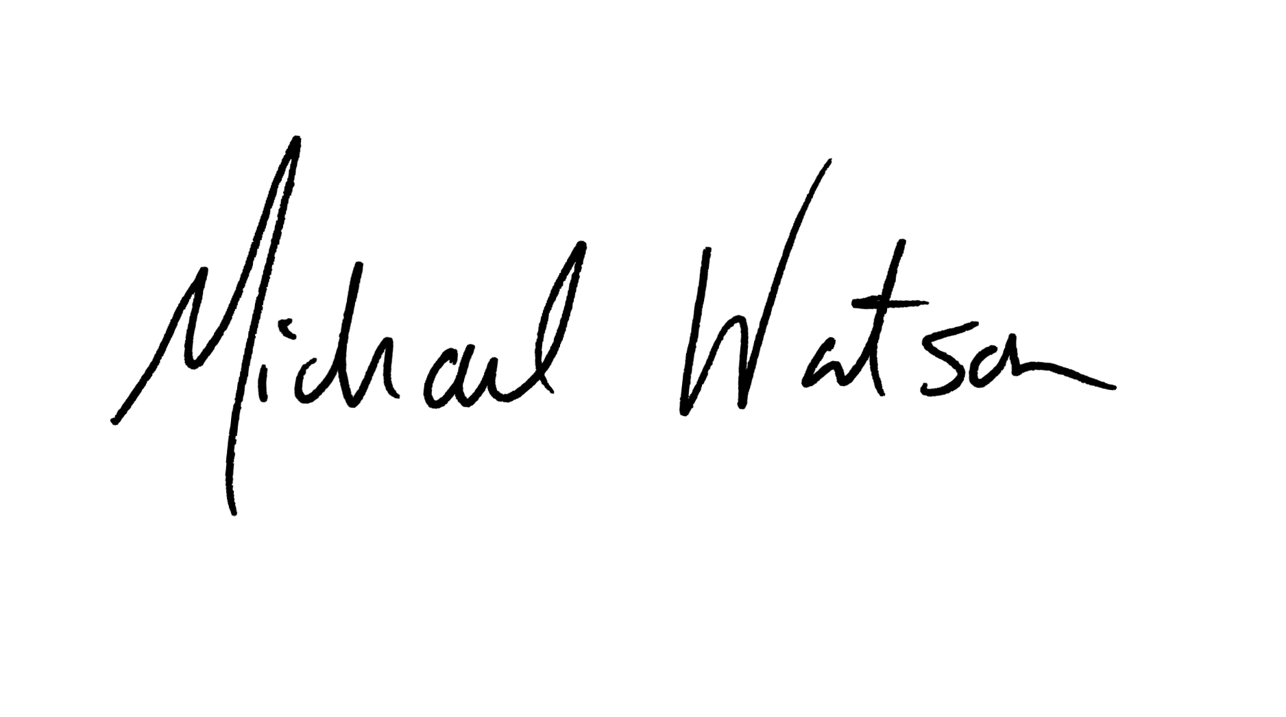 Michael Watson signature